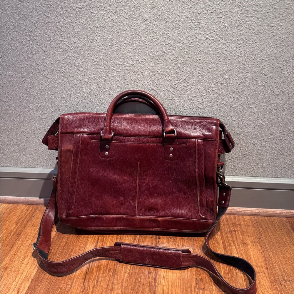 Ellington Brown Leather Briefcase